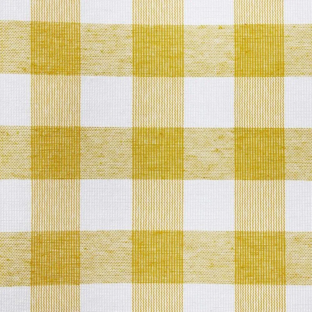 Woven Trends Farmhouse Curtains Kitchen Decor, Buffalo Plaid Single Panel,